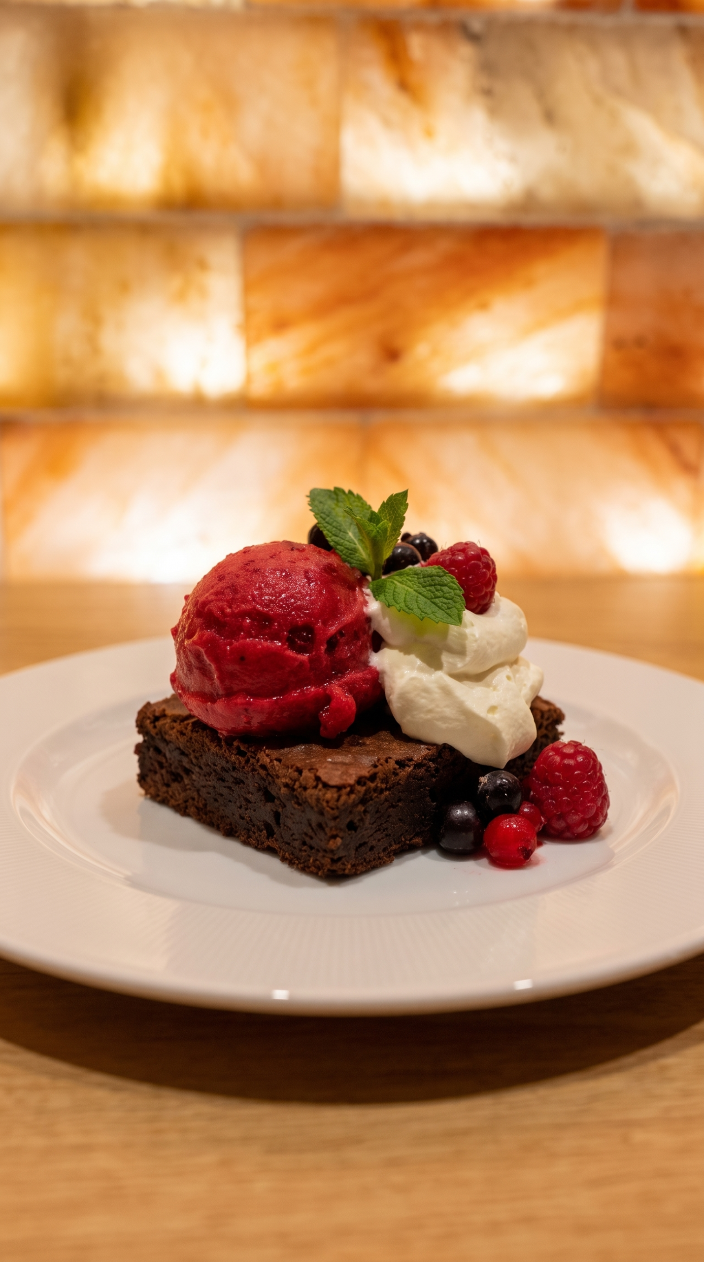 Czekoladowe brownie w Balnea Cafe w Inowrocławiu